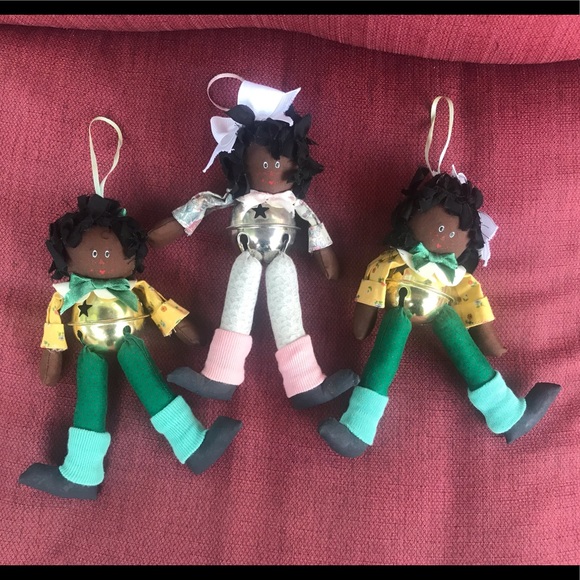 3/$25 Vintage Handmade & Crafted Triplet Ornaments - Picture 3 of 12